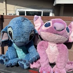 Stich And Ángel Jumbo Plush 
