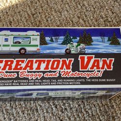 1998 Hess Rec Van With Dune Buggy And Motorcycle 