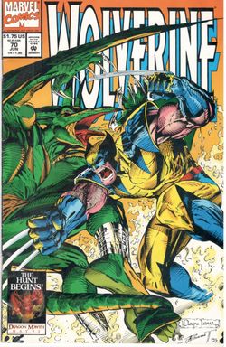 WOLVERINE #70 - June 1993 Vintage Comic Book by Marvel Comics