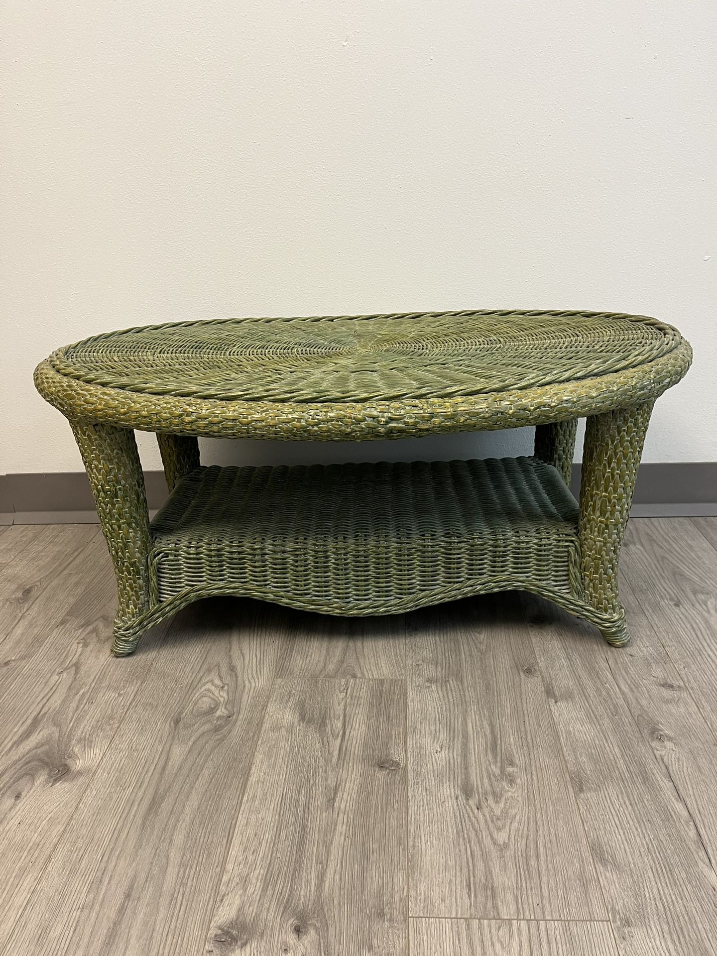 Wicker Coffee Style Table