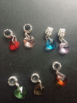 Beautiful pandora silver charms