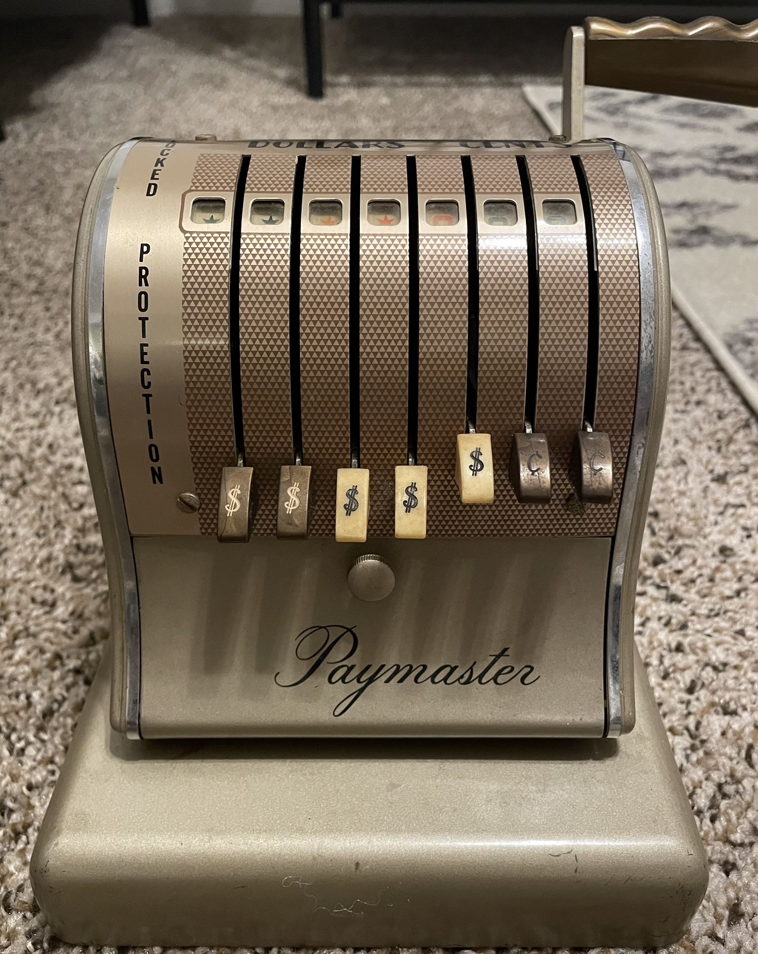 Vintage Paymaster Check Writer A-600