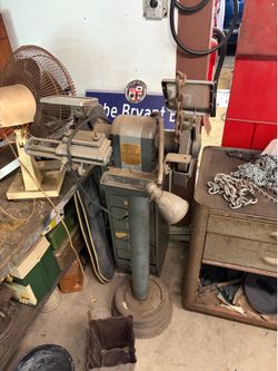 Baldor pedestal grinder.