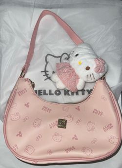 Hello kitty hand bag+pendant