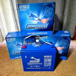 FULL RIVER DC150-12 150ah agm deep cycle battery brand new never used