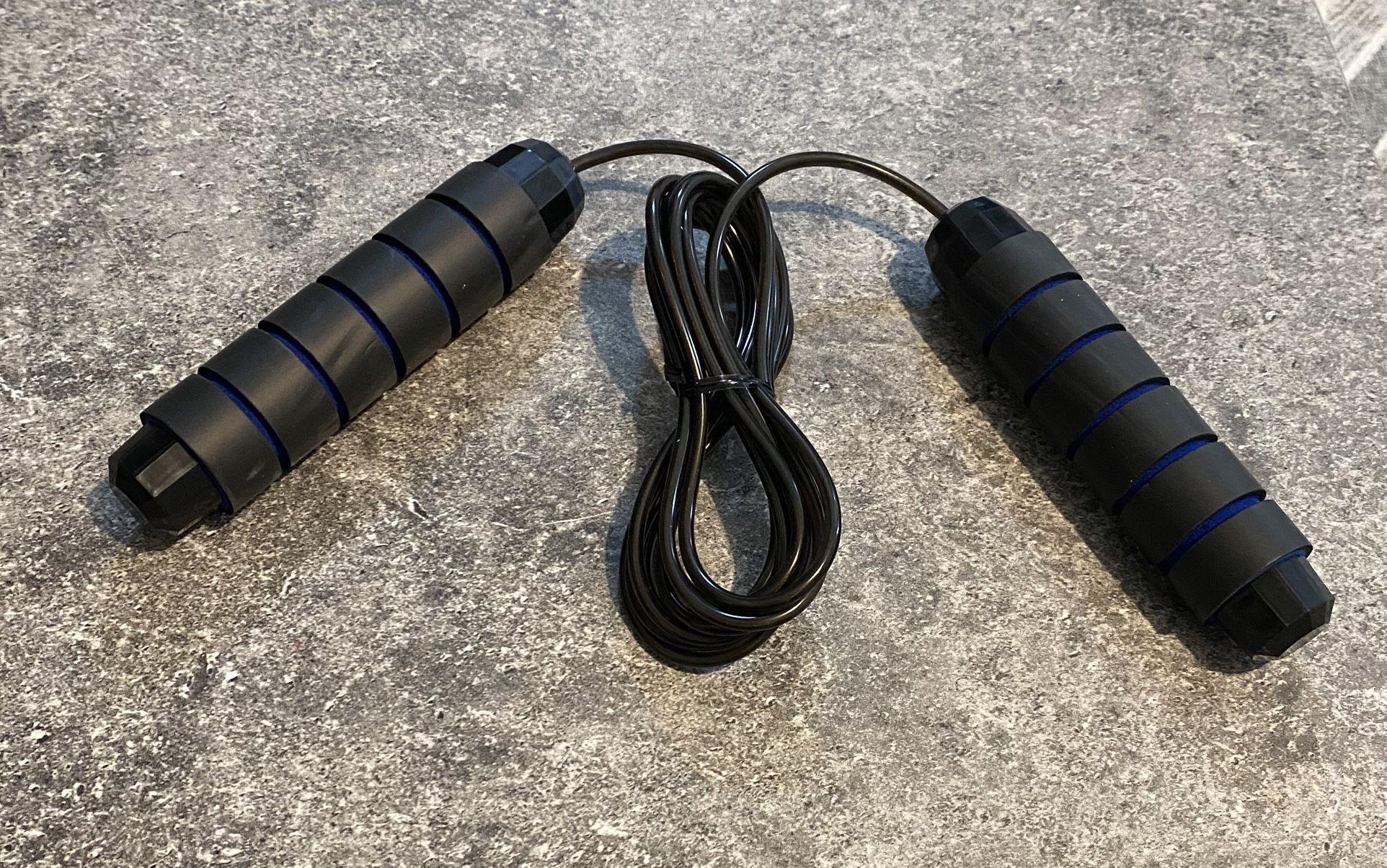 Jump Rope Gym Aerobic Exercise Boxing Skipping , with 2 exercise bands, New !