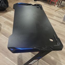 Carbon Fiber Gaming Desk Rgb Built In 
