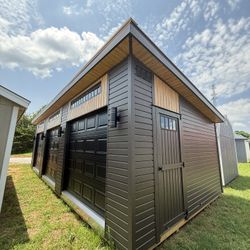 14x32 Modern Designer Garage w/ Electrical & LuxGuard Flooring