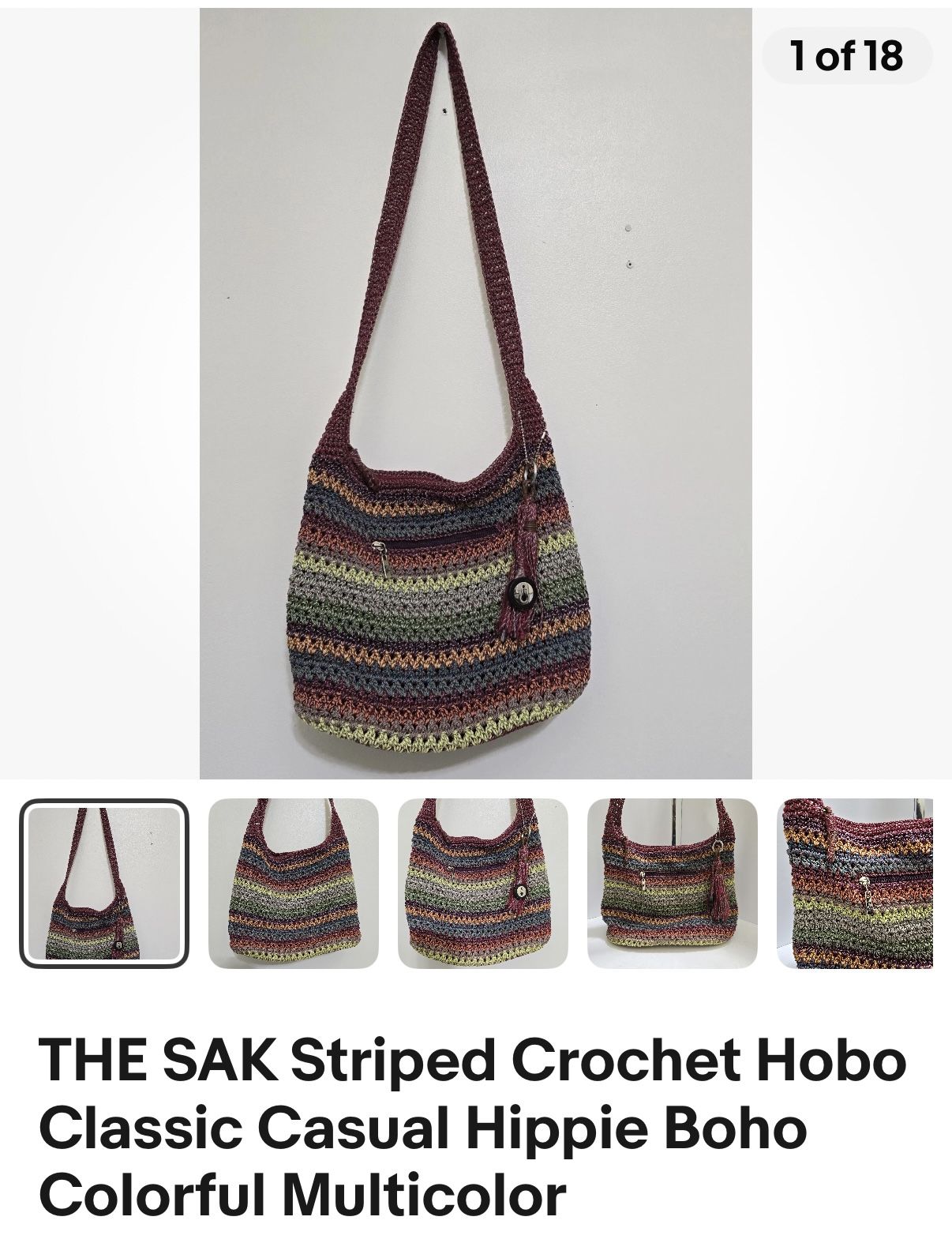 The Sak Crotchet Purse/handbag/bag