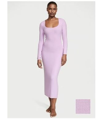 VC Ribbed Modal Pink Valentine Dress Size XL