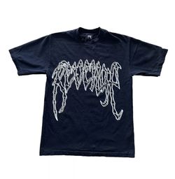 Revenge Hypnotize Skull Double Sided Graphic Tee Size Small