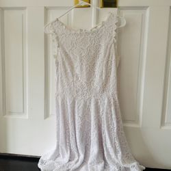 White midi dress 