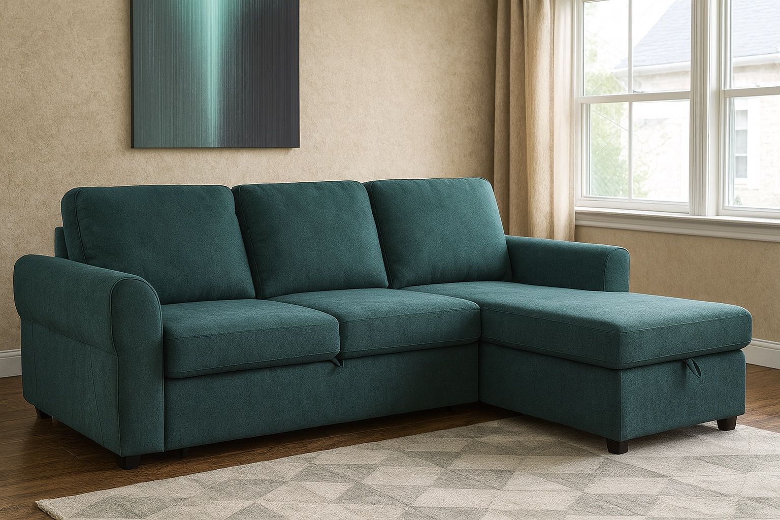TEAL Sectional - SLEEPER SECTIONAL πππ