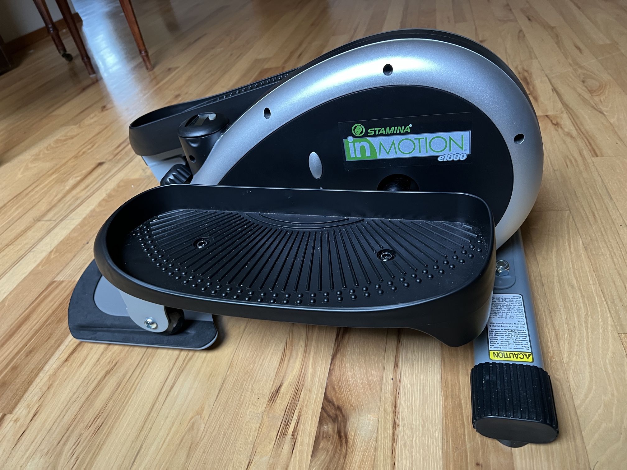 Stamina Inmotion Compact Strider Foot Exercise Machine - Under Desk Elliptical - Standing or Seated Elliptical Fitness Equipment