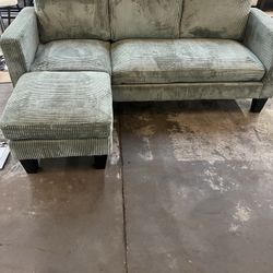 Homall Sofa for Living Room, Couch with Convertible Chaise, 3 Seat L-Shaped Sofas, Comfy Corduroy Couches for Apartment, Small Space, $199 Brand New  