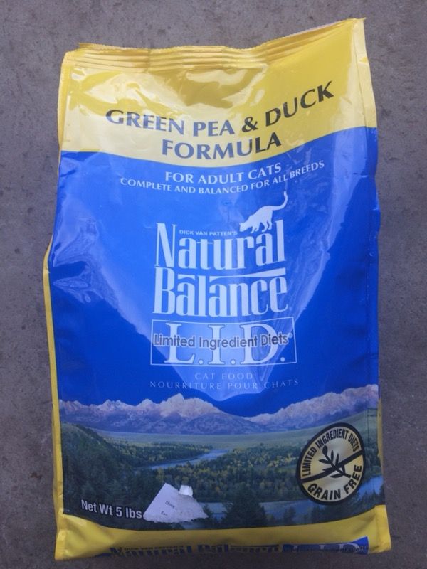 LID natural balance cat food 5 lb NIP