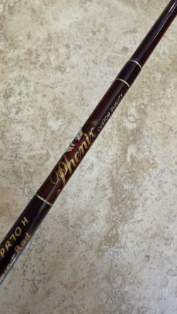 Vintage Phenix bass rod & abu Garcia reel