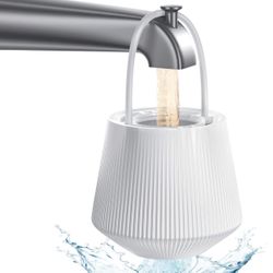 Upgraded Bathtub Water Filter for Baby & Family – KDF-55 Bath Filter Removes Chlorine, Lead, Fluoride & Heavy Metals, Softens Hard Water, Protects Ski