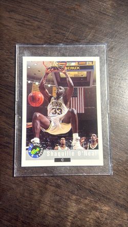 Shaquille O'Neal 1992 Classic Draft Picks Rookie Card