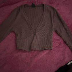 Long Sleeve Crop Top