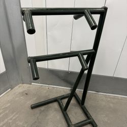 Saddle Stand 4 Ft Heavy Duty Metal Rack Holds 4 Saddles