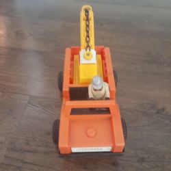 Vintage Fisher Price Huskey Helper Tow Truck