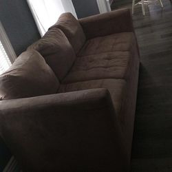 Smaller Tan Couch 