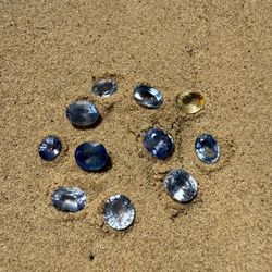 Natural high-quality sapphires