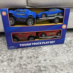 BRAND NEW TOUGH TRUCK PLAY SET 4 PACK