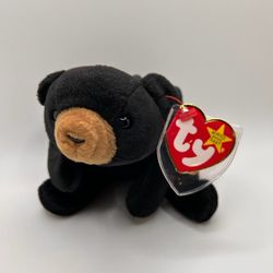 Ty “Blackie” the bear Beanie Baby Vintage and Rare 1993/94 with Multiple Errors