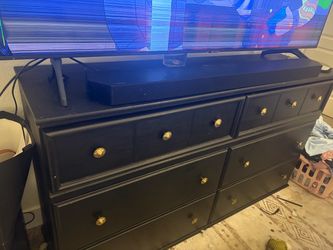 Black Wood Dresser