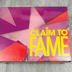 Vintage Parker Brothers Board Game 1990 Claim To Fame Made In USA 