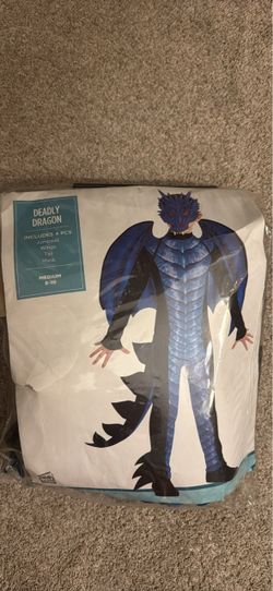 Kid’s dragon costume size M (8-10)
