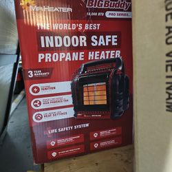 Big Buddy  SAFE Propane Heater For Indoor 