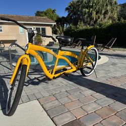Yellow Kaluna Tandem Bike