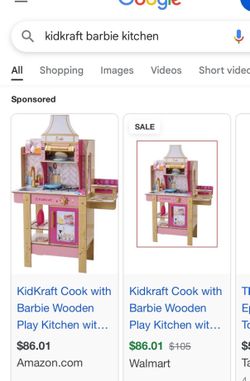 KidKraft Barbie Play Kitchen - New In Box