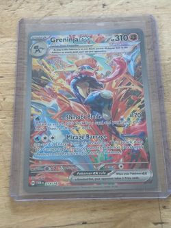 Pokemon Greninja ex 214/167 SV06 Twilight Masquerade SIR Full Art Holo EN