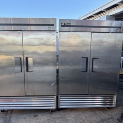True freezer and refrigerator work very well; they are very clean and ready for use.