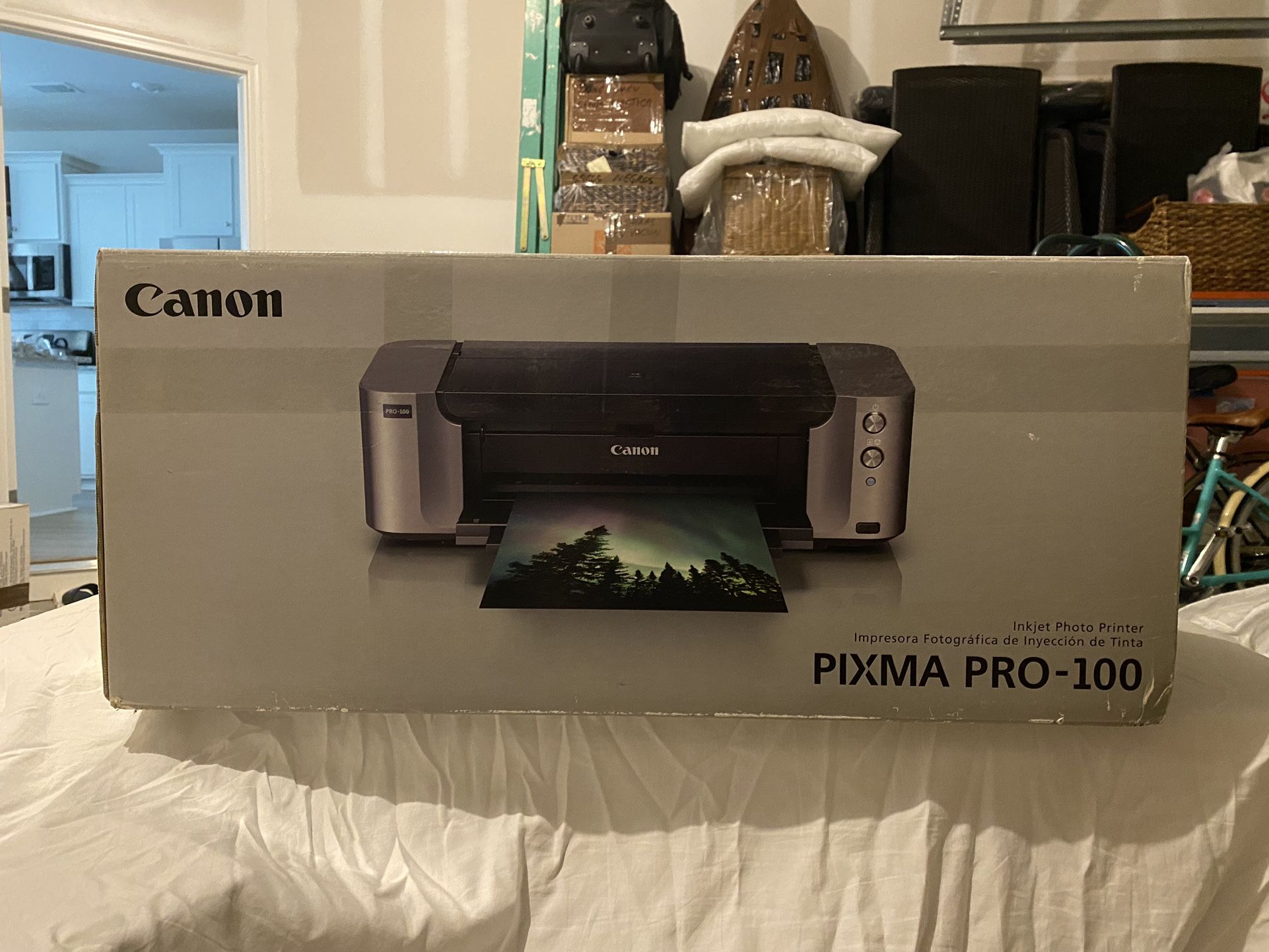 CANON PIXMA PRO-100 SEMI NEW USED ONLY TWICE. $550.00