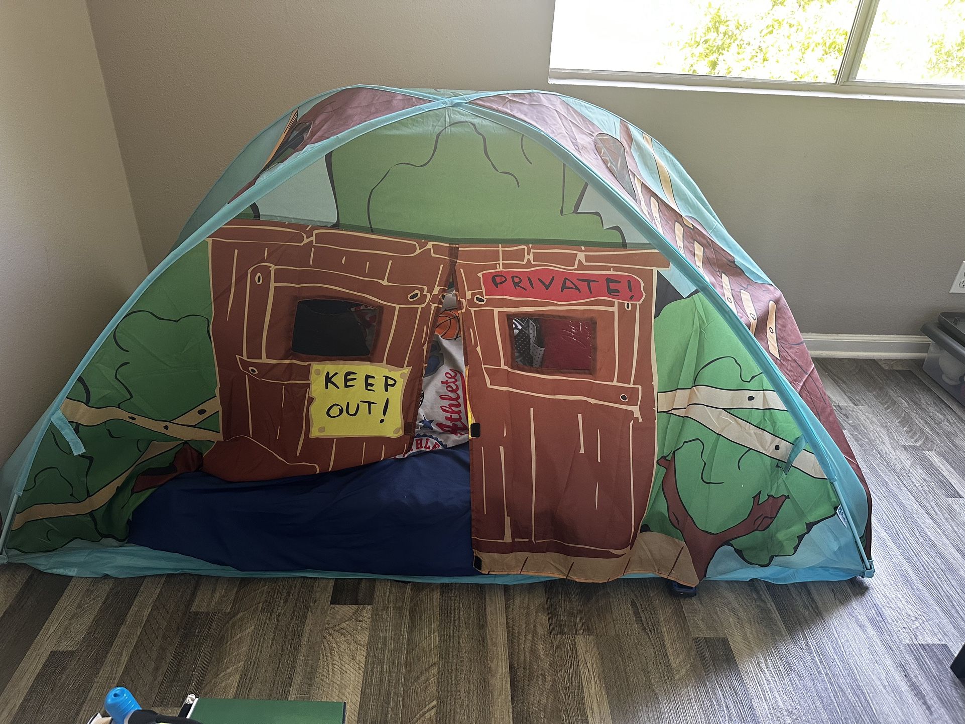 Twin Tent Bed And Mattress 