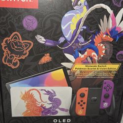 Nintendo Switch OLED Pokemon scarlet violet Edition