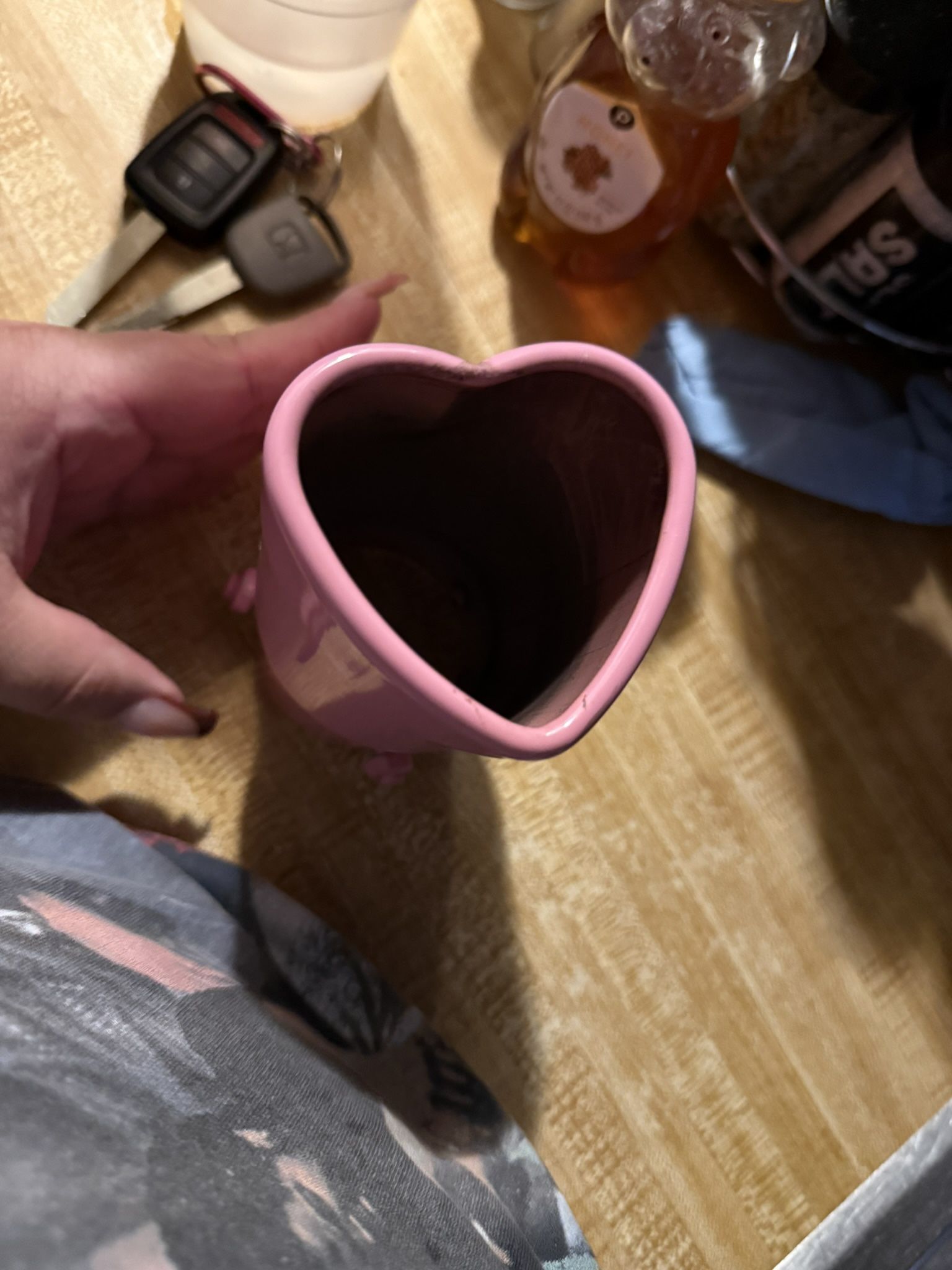 Pink Heart Muffler Attachment