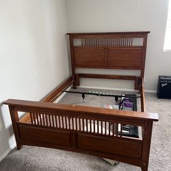 Bed Frame And Nightstand Set