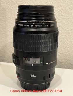 Canon Lens 100mm Macro USM