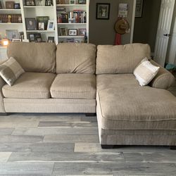  Beige Sofa With Chaise