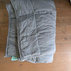 Twin Size Grey Weighted Blanket 