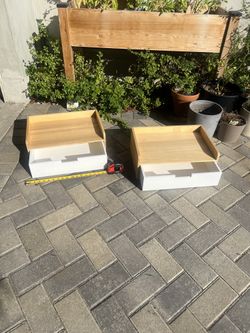 Wooden Floating Drawer + Shelf