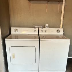 Washer and Dryer 