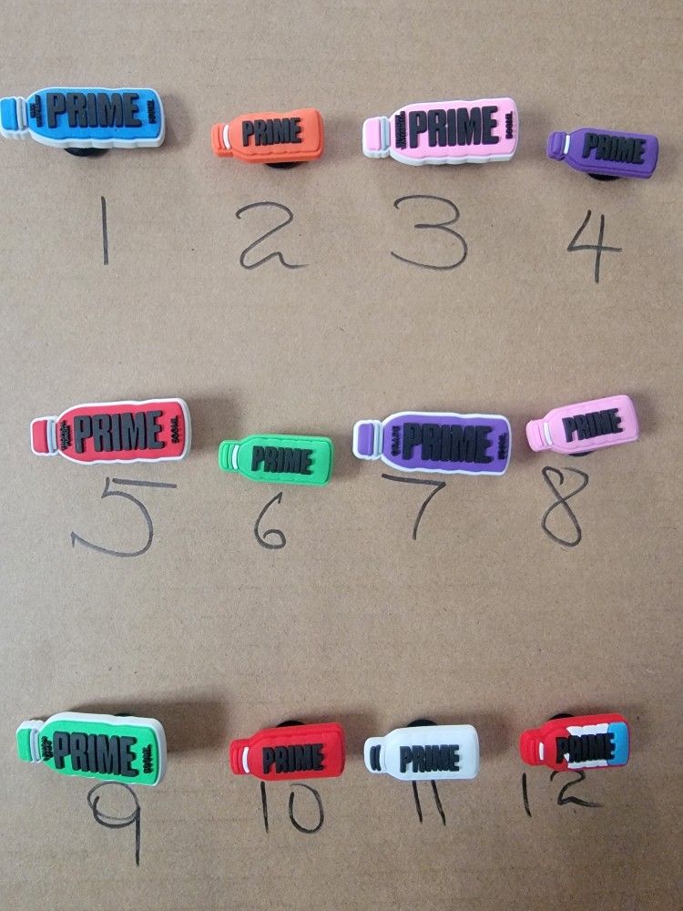 4 Prime Energy Drink Shoes Charms For Crocs Or Clogs