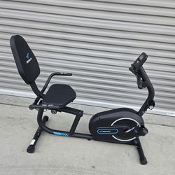 Recumbent Exercise Bikes for Home Sit Down Stationary Bicycle Magnetic 8 Levels Resistance Indoor Cycling Bike
